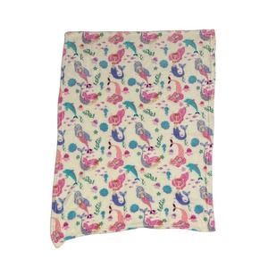 Parents Choice Walmart Mermaid Under The Sea Pink Purple Fleece Kid Baby Blanket